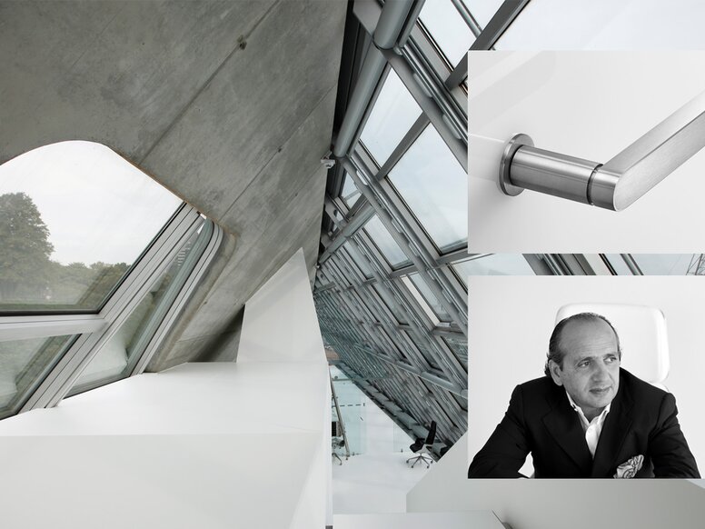 HEWI door handle series 270 Sloping roof, door handle series 270, Hadi Teherani