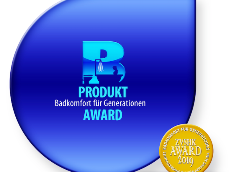 ZVSHK Produkt Award "Badkomfort für Generationen" 2019