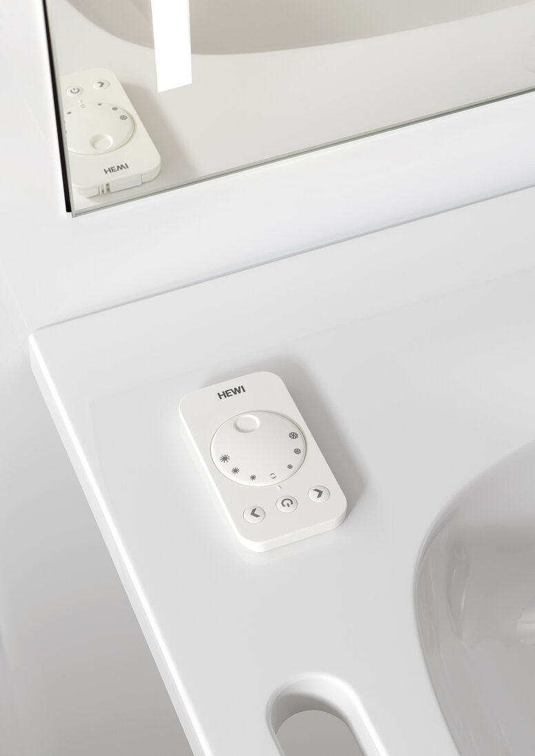 HEWI höhenverstellbarer Waschtisch Höhenverstellbarer Waschtisch in S50