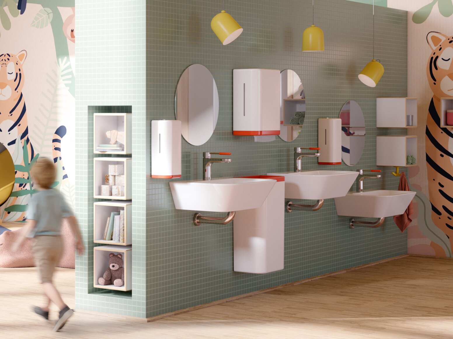 Child day-care centre interior design | HEWI | HEWI