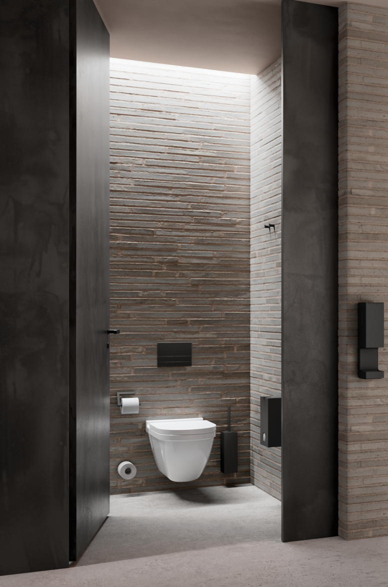 Références HEWI Cabine de WC dans un bâtiment public